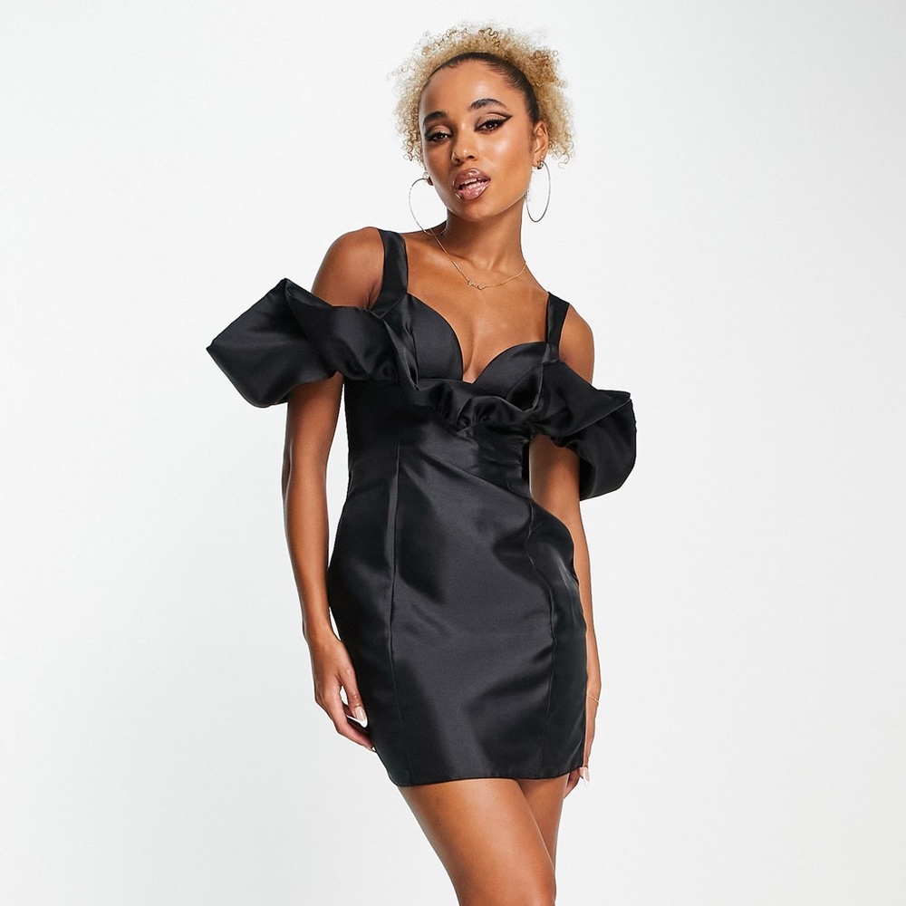ASOS Luxe Ruffle Minidress - Worn ONCE